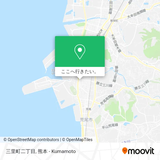 三里町二丁目地図