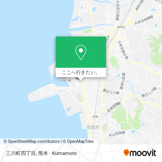 三川町四丁目地図