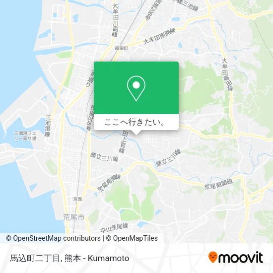 馬込町二丁目地図