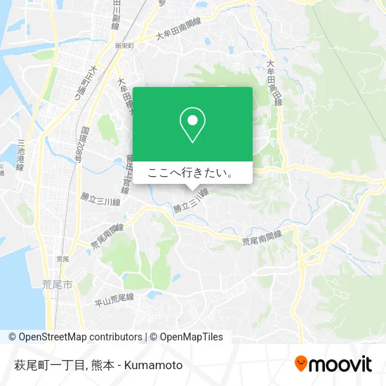 萩尾町一丁目地図