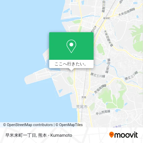 早米来町一丁目地図