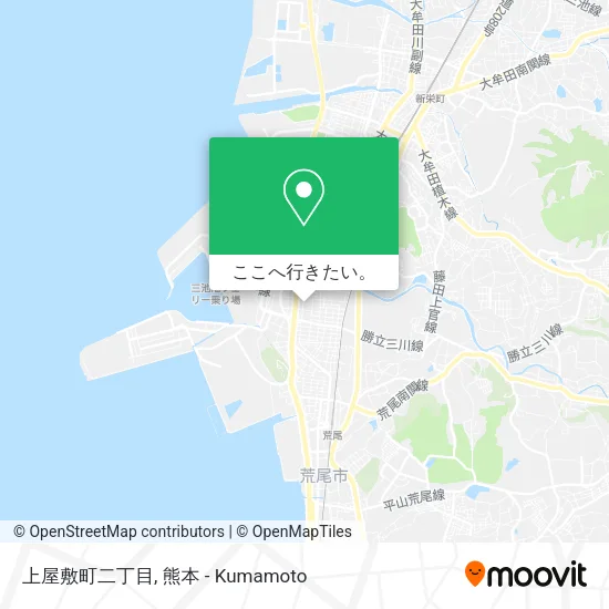 上屋敷町二丁目地図