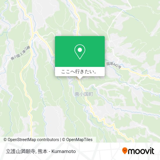立護山満願寺地図