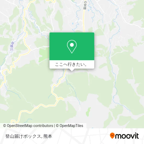 登山届けボックス地図