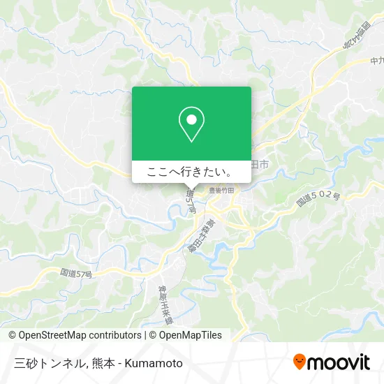 三砂トンネル地図