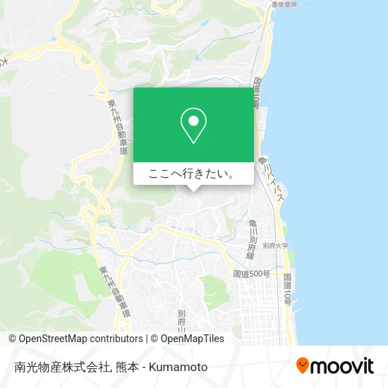 南光物産株式会社地図