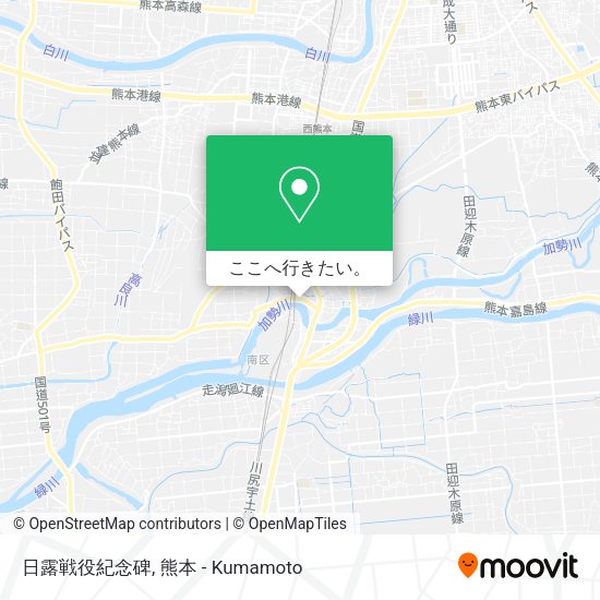 日露戦役紀念碑地図