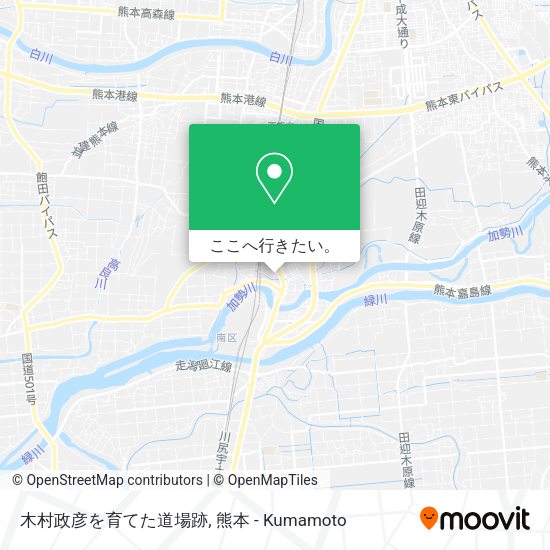 木村政彦を育てた道場跡地図