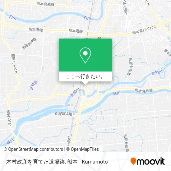 木村政彦を育てた道場跡地図