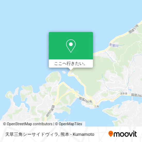 天草三角シーサイドヴィラ地図