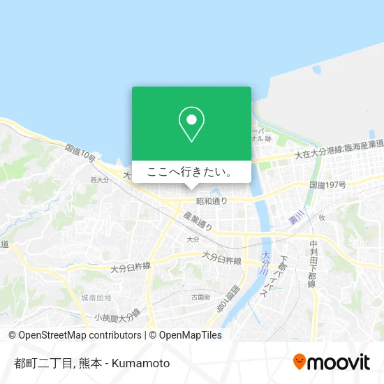 都町二丁目地図