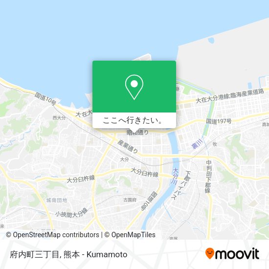 府内町三丁目地図
