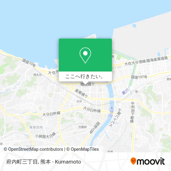 府内町三丁目地図