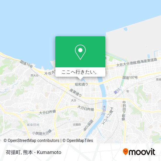 荷揚町地図