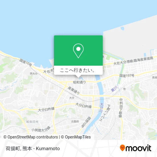 荷揚町地図