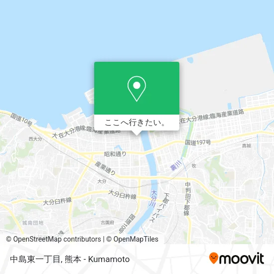 中島東一丁目地図