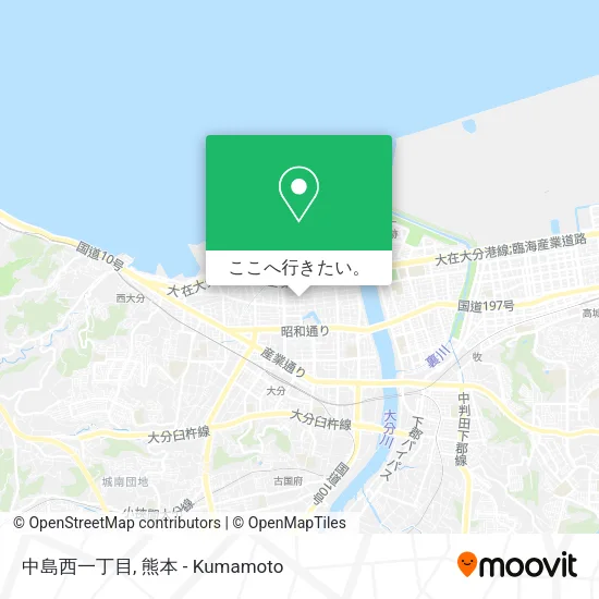 中島西一丁目地図