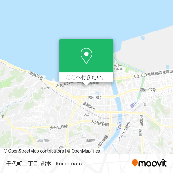 千代町二丁目地図