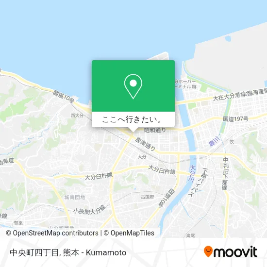 中央町四丁目地図