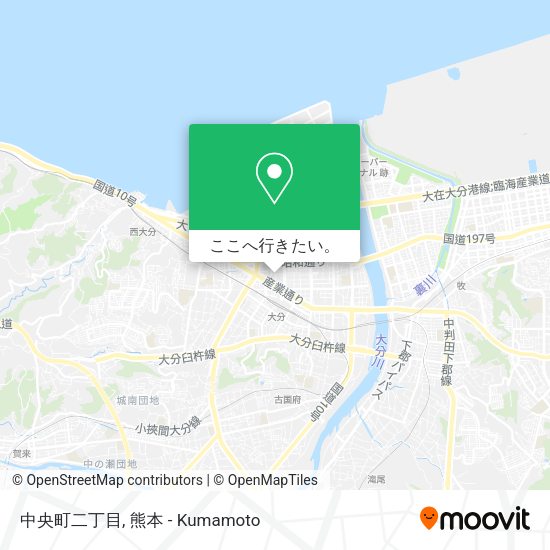 中央町二丁目地図