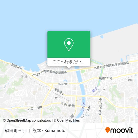 碩田町三丁目地図