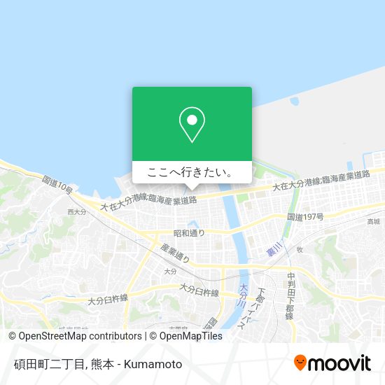 碩田町二丁目地図