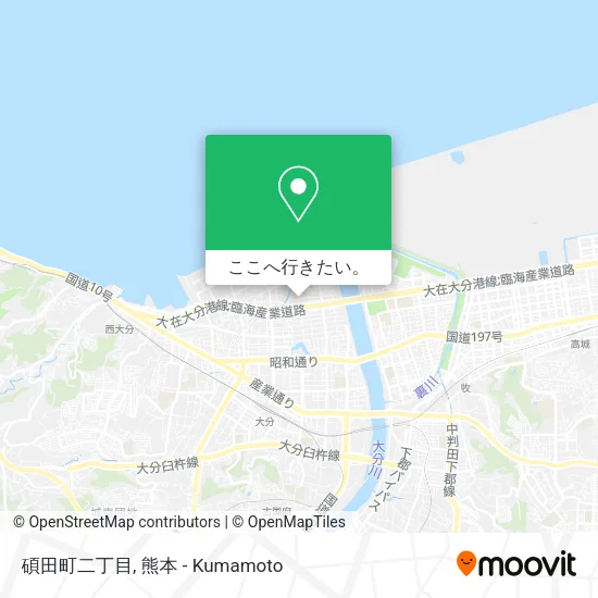碩田町二丁目地図