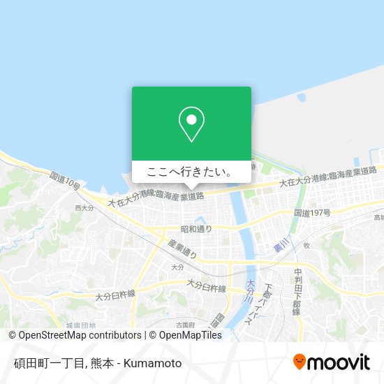 碩田町一丁目地図