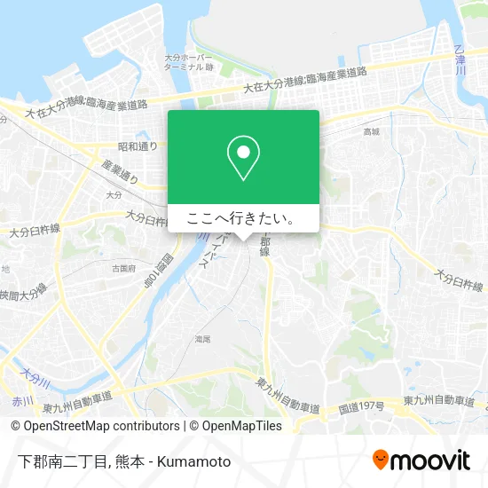 下郡南二丁目地図