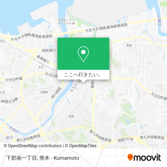 下郡南一丁目地図