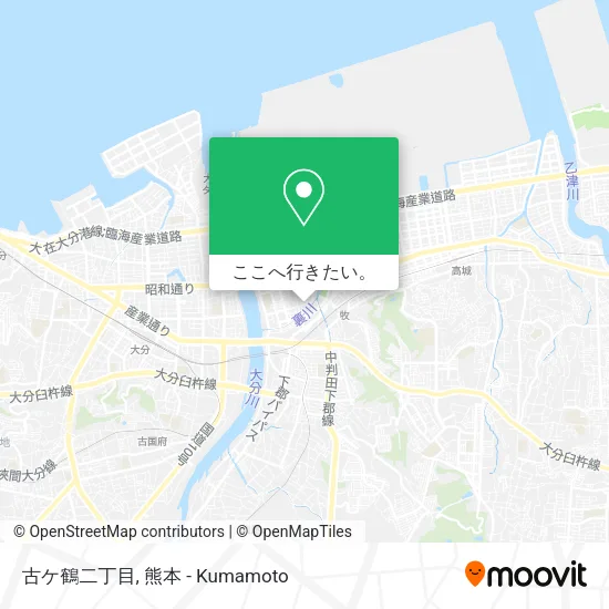 古ケ鶴二丁目地図