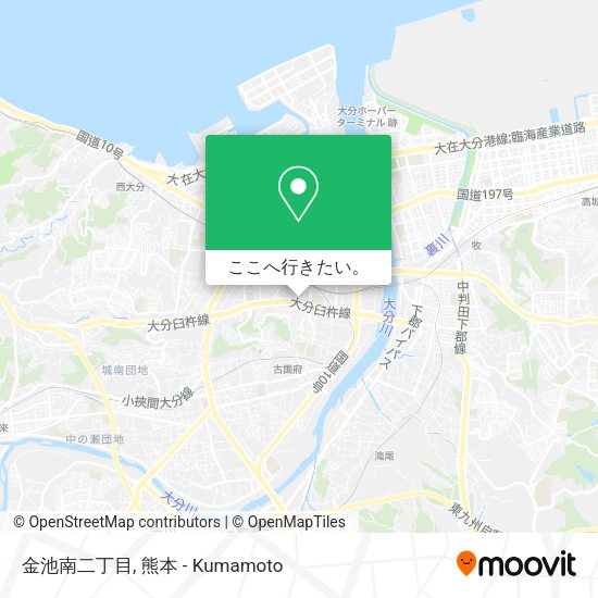 金池南二丁目地図