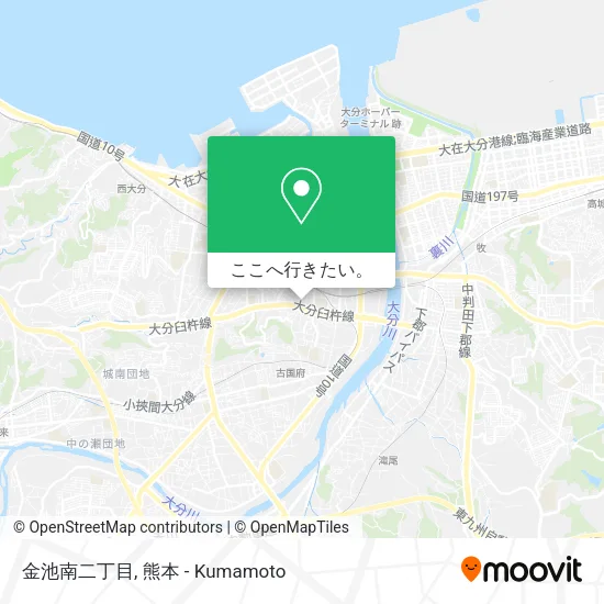 金池南二丁目地図