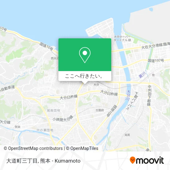 大道町三丁目地図