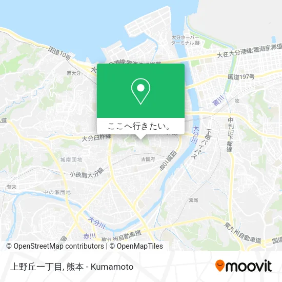 上野丘一丁目地図