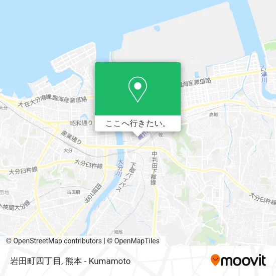 岩田町四丁目地図