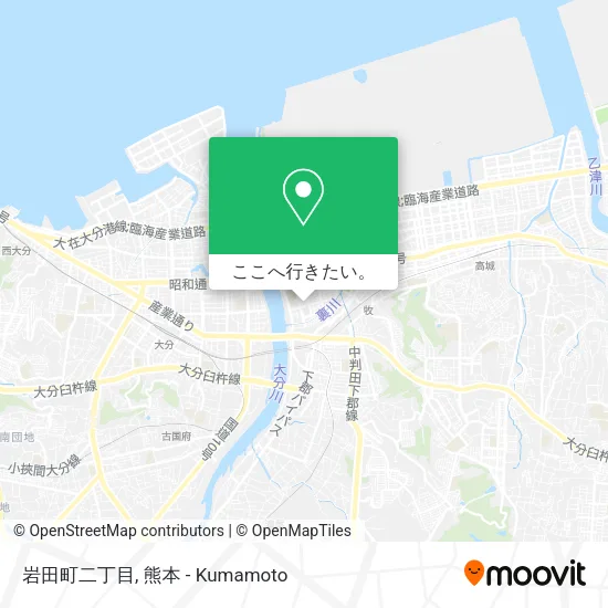 岩田町二丁目地図