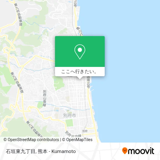 石垣東九丁目地図