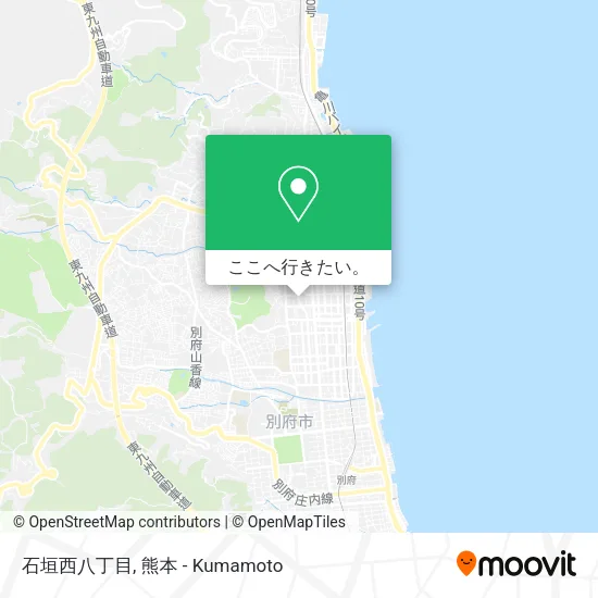 石垣西八丁目地図