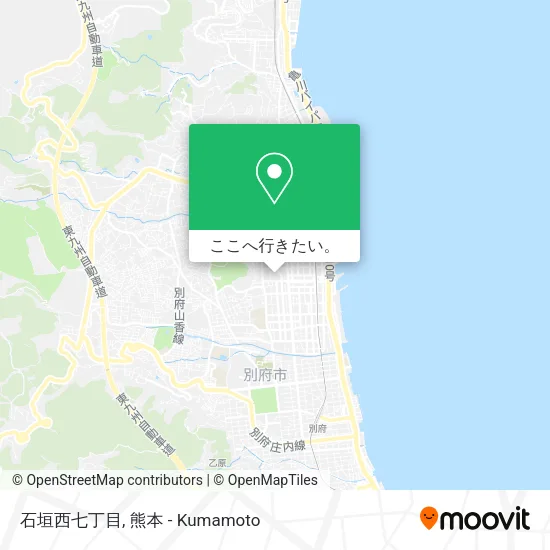 石垣西七丁目地図