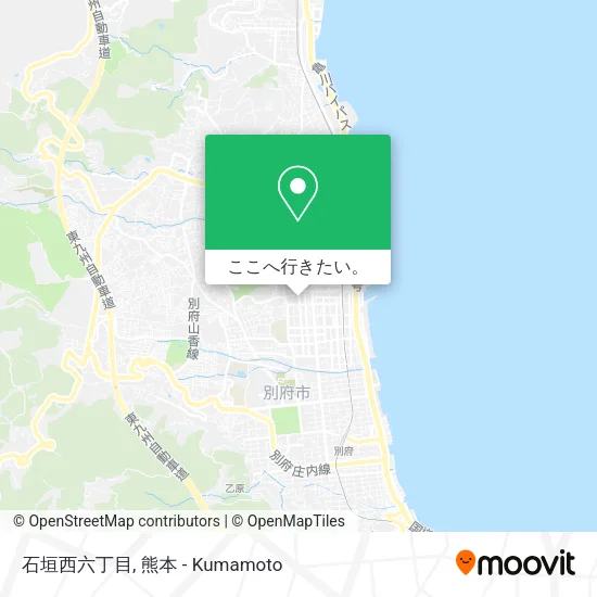 石垣西六丁目地図