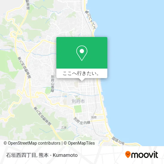 石垣西四丁目地図