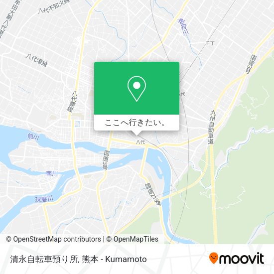 清永自転車預り所地図