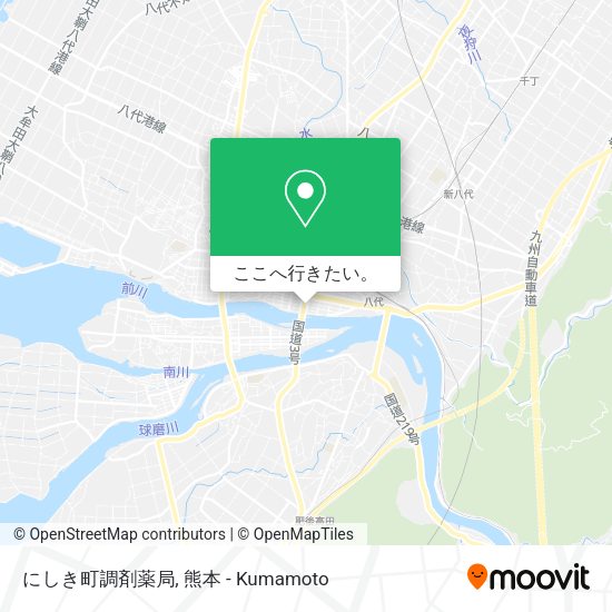 にしき町調剤薬局地図