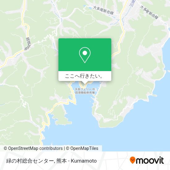 緑の村総合センター地図