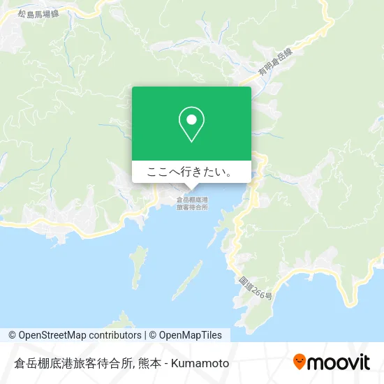 倉岳棚底港旅客待合所地図
