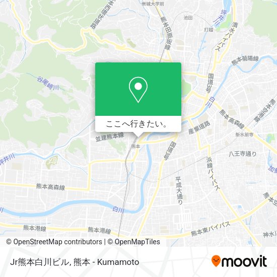 Jr熊本白川ビル地図