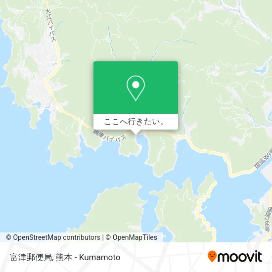 富津郵便局地図
