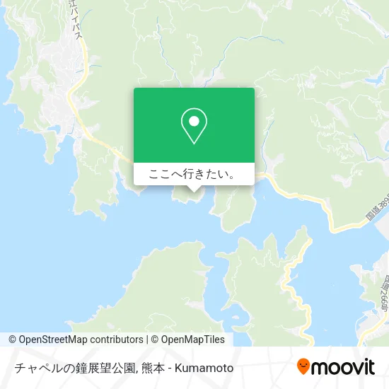 チャペルの鐘展望公園地図
