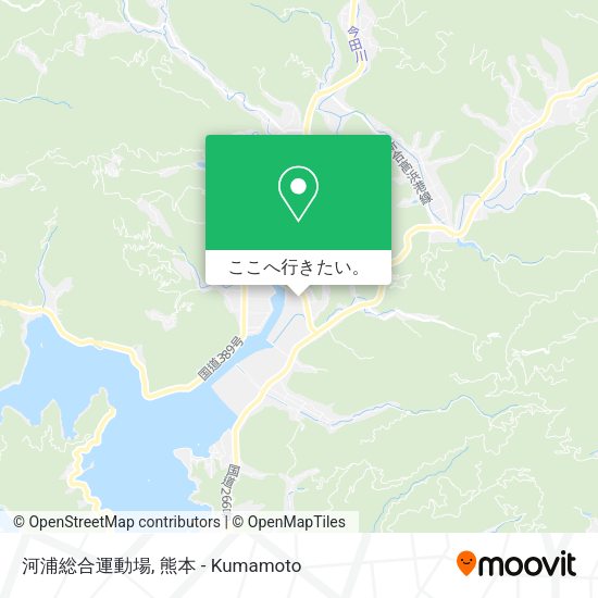河浦総合運動場地図